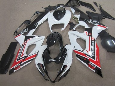 Carenagens Moto Suzuki GSXR 1000 2005-2006 - Branco Preto Vermelho Yoshimura