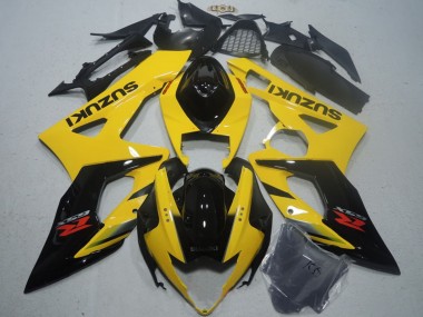 Carenagem Moto Suzuki GSXR 1000 2005-2006 - Amarelo Preto Brilhante