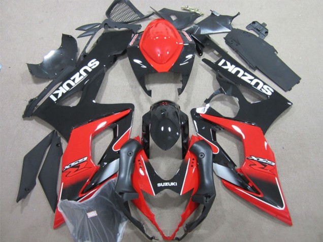 Carenagens Moto Suzuki GSXR 1000 2005-2006 - Preto Vermelho