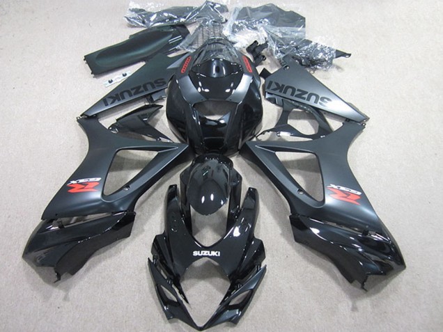 Kits Carenagens Moto Suzuki GSXR 1000 2007-2008 - Preto Brilhante Preto Fosco