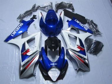 Carenagens Moto Suzuki GSXR 1000 2007-2008 - Azul Branco Vermelho