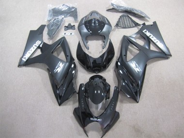 Carenagem Moto Suzuki GSXR 1000 2007-2008 - Preto Brilhante Preto Fosco