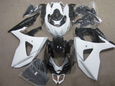 Kits Carenagem Moto Suzuki GSXR 1000 2009-2016 - Branco Preto
