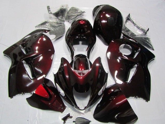 Kits Carenagem Moto Suzuki GSXR 1300 Hayabusa 1996-2007 - Vermelho Preto
