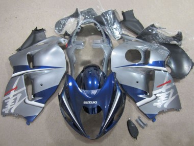 Carenagens Moto Suzuki GSXR 1300 Hayabusa 1996-2007 - Prata Azul