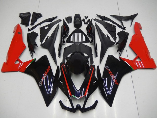 Carenagens Moto Aprilia RSV4 1000 2009-2015 - Preto Vermelho