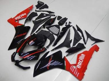 Carenagens Moto Aprilia RSV4 1000 2009-2015 - Preto Brilhante Vermelho