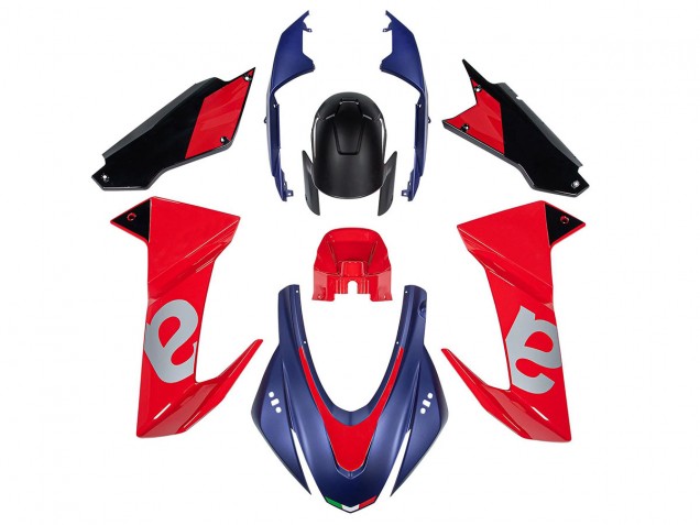 Carenagens Moto Aprilia RS660 2020-2024 - Azul Vermelho