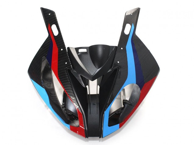 Carenagens Moto BMW S1000RR 2015-2016 - Azul Vermelho Fibra de Carbono
