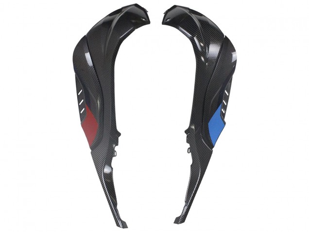 Carenagens Moto BMW S1000RR 2023-2024 - Azul Vermelho Fibra de Carbono
