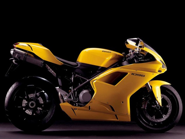 Carenagens Moto Ducati 1098 2007-2014 - Amarelo