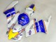Carenagens Moto Honda CBR1000RR 2004-2005 - Branco Azul Amarelo Rothmans