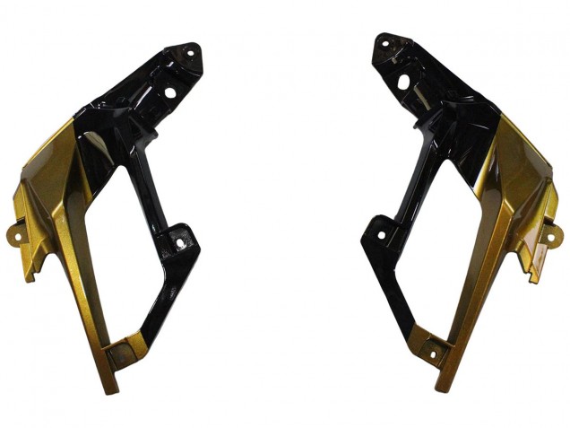 Carenagens Moto Kawasaki EX400 2018-2024 - Ouro Preto Brilhante