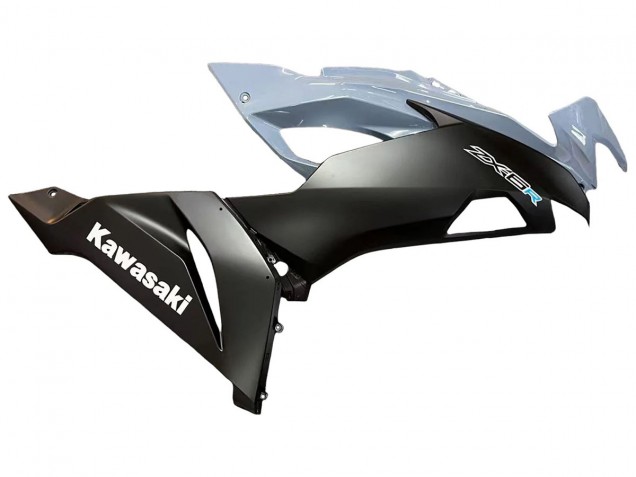 Carenagens Moto Kawasaki ZX6R 2019-2022 - Cinzento Preto Fosco