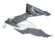 Carenagens Moto Kawasaki ZX6R 2019-2022 - Branco Cinzento Verde