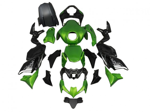 Carenagens Moto Kawasaki Z900 2020-2024 - Verde Preto