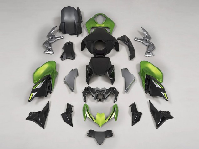 Carenagens Moto Kawasaki Z900 2020-2024 - Preto Verde