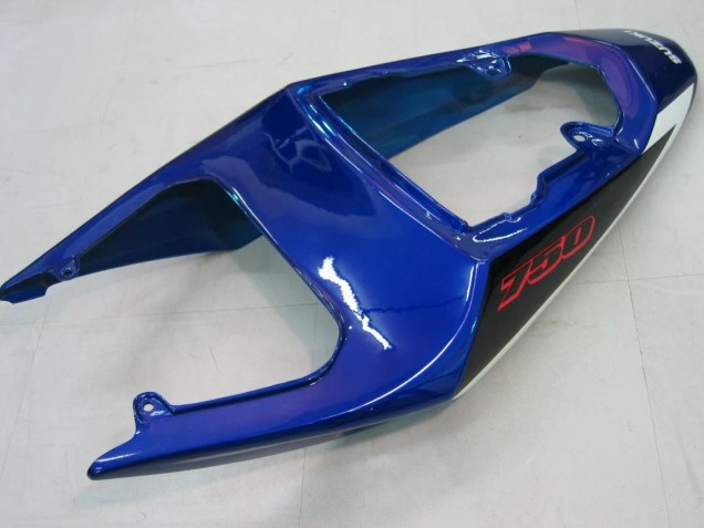 Carenagens Moto Suzuki GSXR 600/750 2004-2005 - Azul Cinzento Preto Brilhante