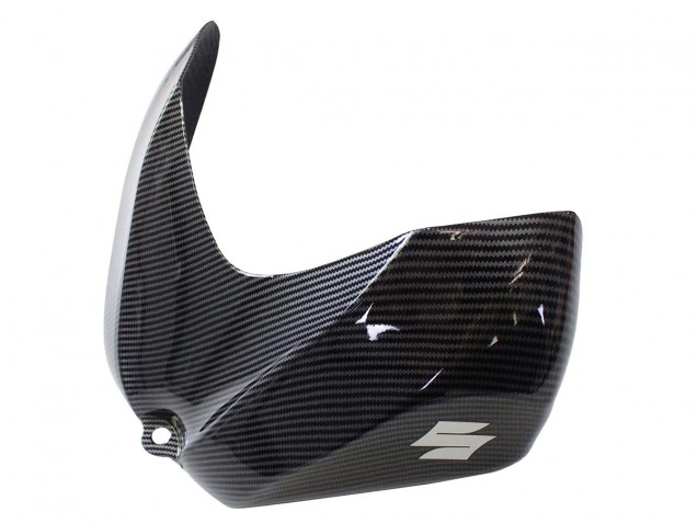 Carenagens Moto Suzuki GSXR 600/750 2006-2007 - Preto Branco Fibra de Carbono Estilo
