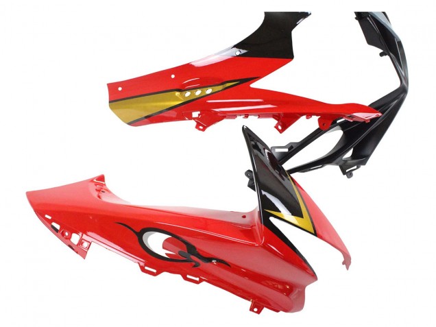 Carenagens Moto Suzuki GSXR 600/750 2011-2024 - Vermelho Ouro Cinzento Preto Branco Tubarão