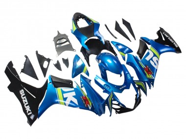 Carenagens Moto Suzuki GSXR 600/750 2011-2024 - Azul Branco Verde Preto