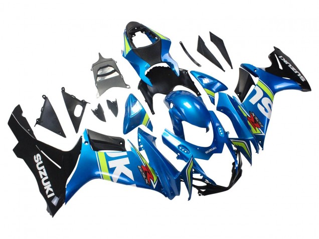 Carenagens Moto Suzuki GSXR 600/750 2011-2024 - Azul Branco Verde Preto