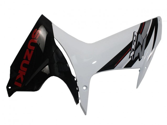 Carenagens Moto Suzuki GSXR 600/750 2011-2024 - Branco Preto Brilhante