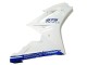 Carenagens Moto Triumph Daytona 675 2006-2008 - Branco Azul
