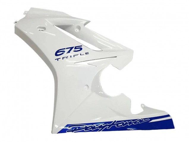 Carenagens Moto Triumph Daytona 675 2006-2008 - Branco Azul