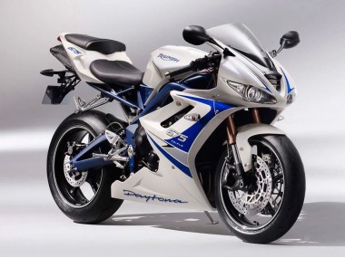 Carenagens Moto Triumph Daytona 675 2006-2008 - Prata Branco Azul