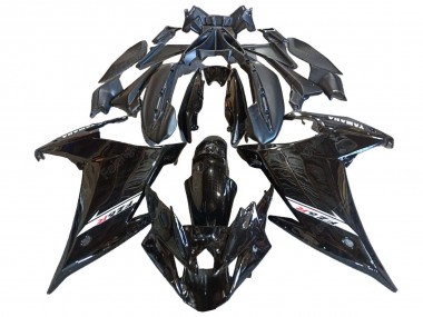 Carenagens Moto Yamaha FZ6R 2009-2015 - Preto Brilhante