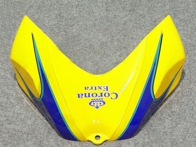 Carenagens Moto Suzuki GSXR 600/750 2006-2007 - Branco Azul Amarelo Corona Alstare