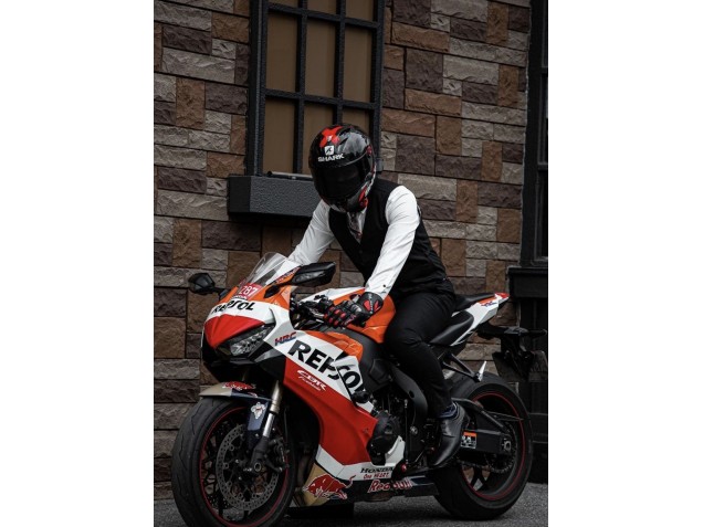 Carenagens Moto Honda CBR1000RR 2017-2023 - Laranja Branco Vermelho Preto Brilhante Repsol Red Bull