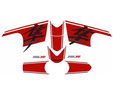 Carenagem Moto Suzuki GSXR 1300 Hayabusa 2008-2020 - Preto Brilhante Vermelho