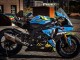 Carenagens Moto Yamaha YZF R1 2015-2019 - Azul Amarelo Tubarão