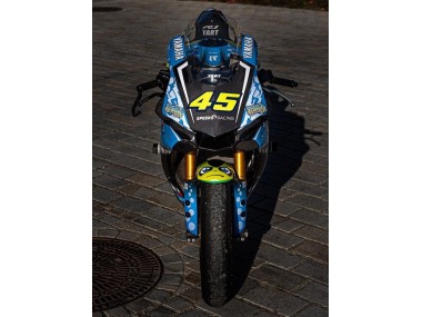 Carenagens Moto Yamaha YZF R1 2015-2019 - Azul Amarelo Tubarão