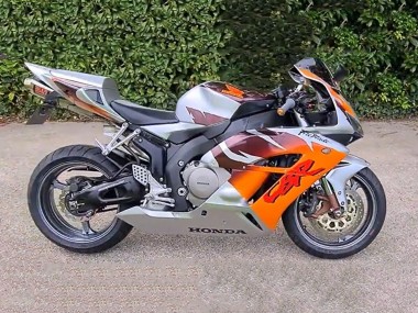 Carenagens Moto Honda CBR1000RR 2006-2007 - Prata Laranja