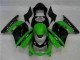 Moto Plástico EX250 08-12 - Preto Verde Moto Plástico EX250 08-12 - Preto Verde