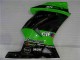 Moto Plástico EX250 08-12 - Preto Verde Moto Plástico EX250 08-12 - Preto Verde