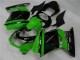 Moto Plástico EX250 08-12 - Preto Verde Moto Plástico EX250 08-12 - Preto Verde