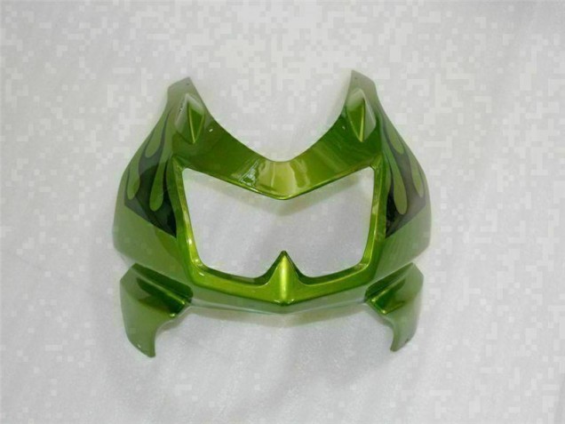 Moto Plástico EX250 08-12 - Verde Preto Moto Plástico EX250 08-12 - Verde Preto