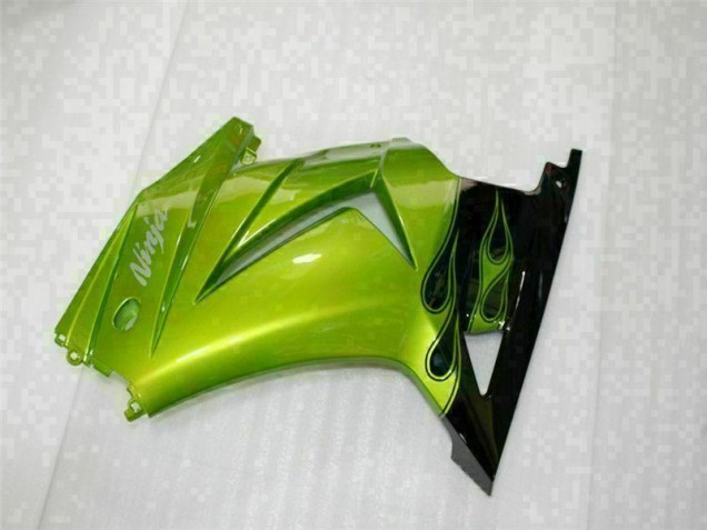 Moto Plástico EX250 08-12 - Verde Preto Moto Plástico EX250 08-12 - Verde Preto