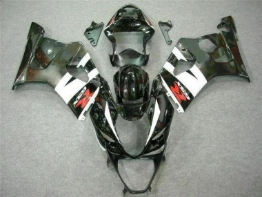 Moto Plástico GSXR 1000 K3 03-04 - Branco Preto