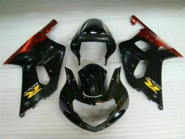 Moto Plástico GSXR 600 / 750 K1 K2 K3 01-03 - Preto