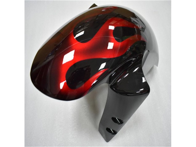 Moto Plástico R6 03-05 - Preto Vermelho Chama