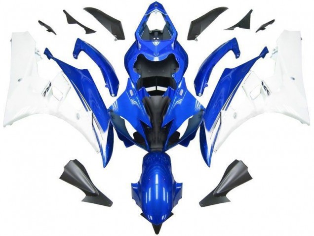 Moto Plástico R6 06-07 - Azul Branco Moto Plástico R6 06-07 - Azul Branco