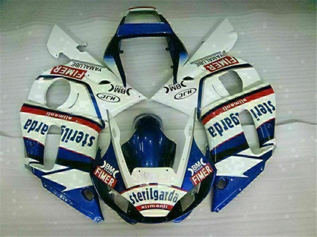 Moto Plástico R6 98-02 - Azul Branco
