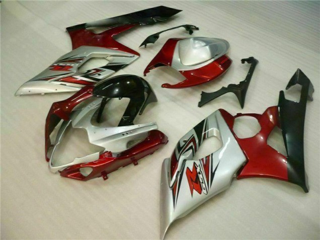 Moto Plásticos GSXR 1000 K5 05-06 - Vermelho Branco Moto Plásticos GSXR 1000 K5 05-06 - Vermelho Branco