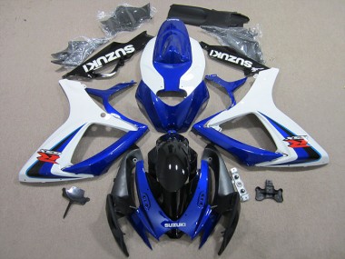 Moto Plásticos GSXR 600 K6 06-07 - Azul Branco