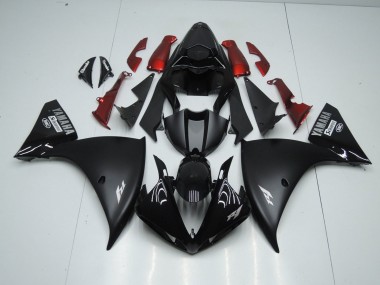 Moto Plásticos R1 12-14 - Preto Fosco